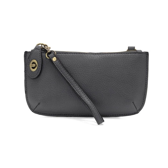 Joy Susan vegan Mini Crossbody Wristlet Clutch in shadow grey - Picture 2 of 11
